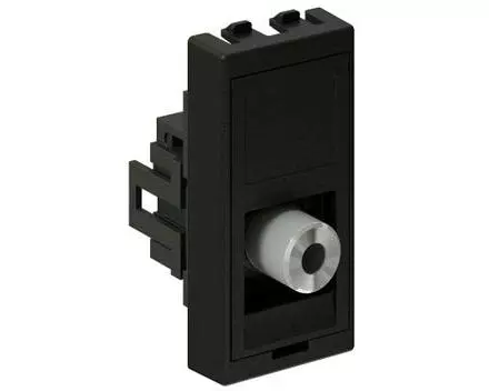 max connect Audio-Adapter 45 x 22.5 mm, 1x Klinke 3.5 mm, Anthrazit