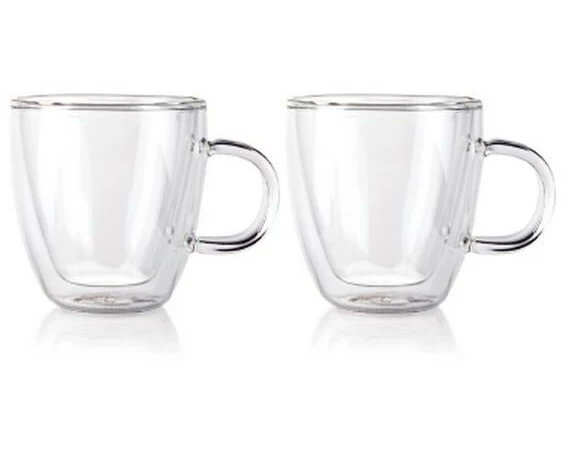 Bodum Thermo-Gläser Bistro 2er Set Transparent, 0.15 l