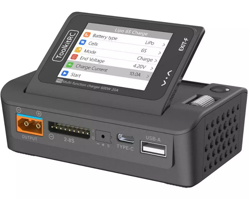 ToolkitRC Ladegerät M9 DC 600W 1-8S