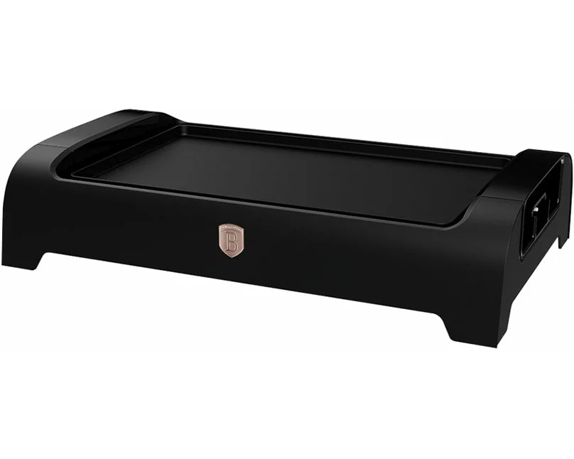 Berlinger Haus Tischgrill elektrisch 1500W Black Rose Collection