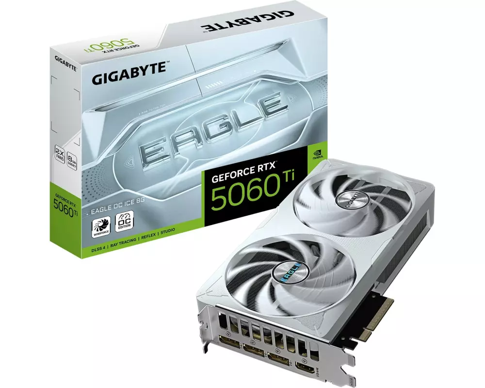 Gigabyte Grafikkarte GeForce RTX 5060 Ti EAGLE OC ICE 8G