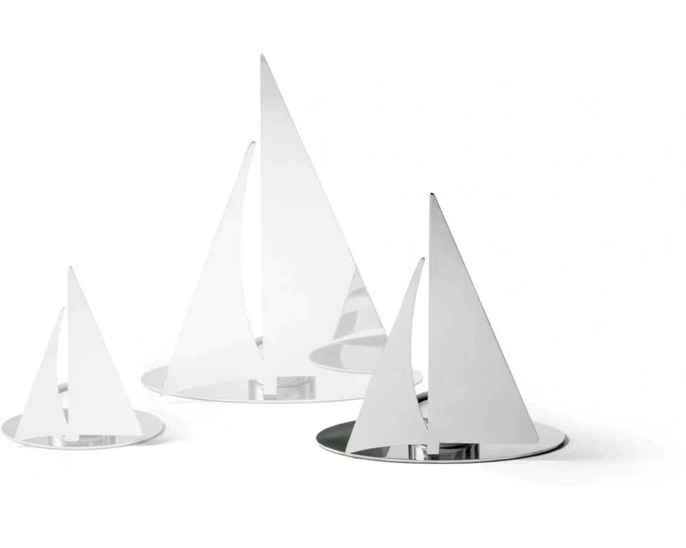 Philippi Windlicht Regatta M, Silber