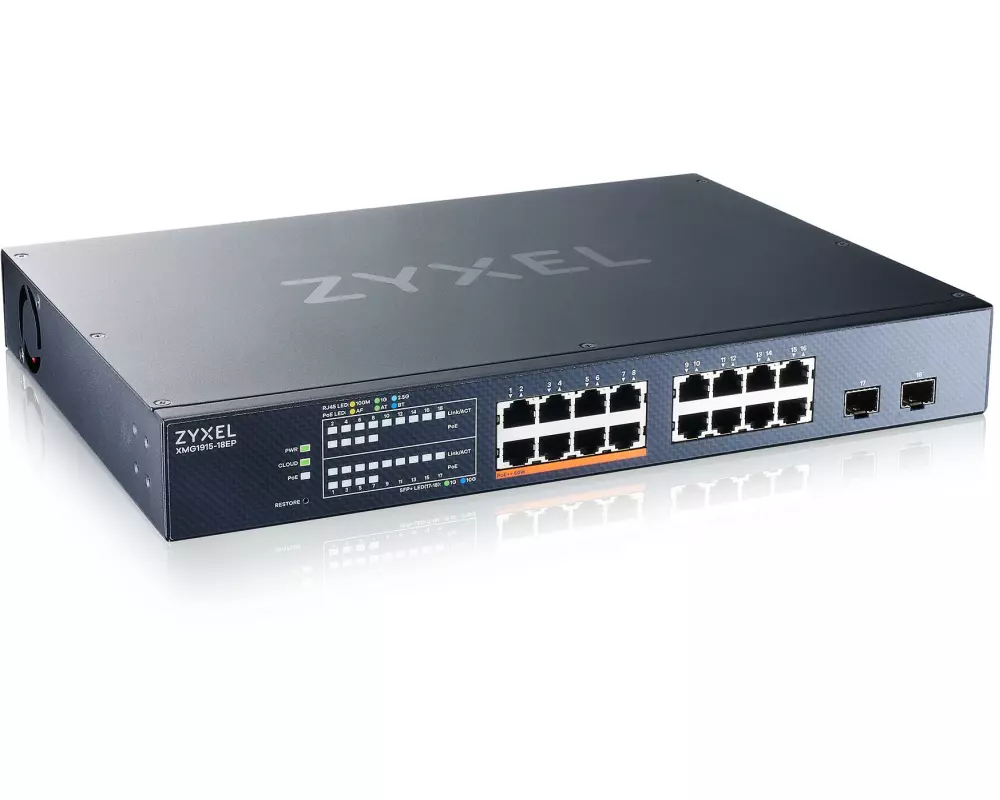 Zyxel PoE++ Switch XMG1915-18EP 18 Port