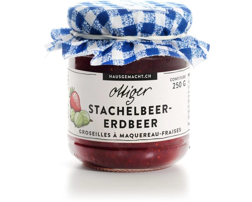 Ottiger Stachelbeer-Erdbeer Konfitüre 250 g