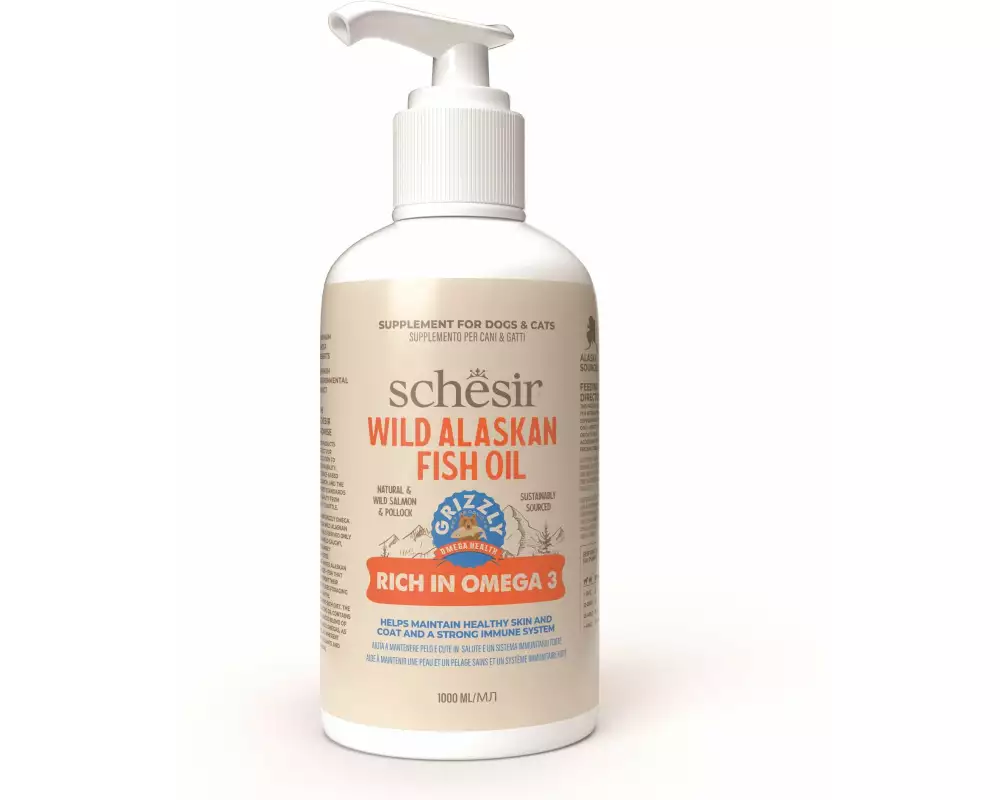 Grizzly Hunde-Nahrungsergänzung Wildlachsöl Salmon Plus, 250 ml