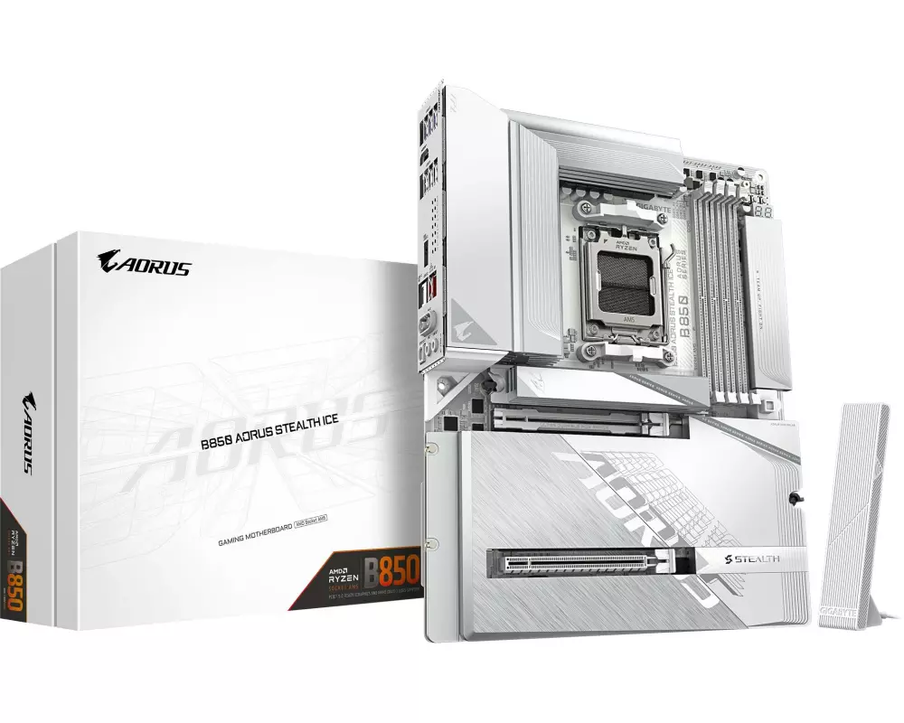 Gigabyte Mainboard B850 AORUS STEALTH ICE