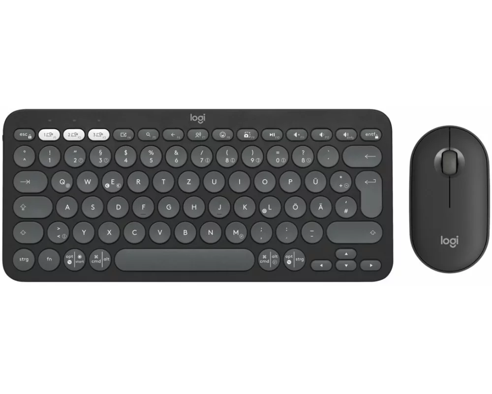 Logitech Pebble 2 Combo, TONAL ROSE (DE) 2.4GHZ/BT UNIVERSAL