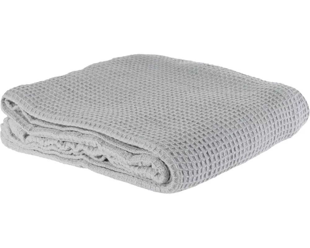 COCON Decke Waffeltuch 150 x 200 cm, Grau