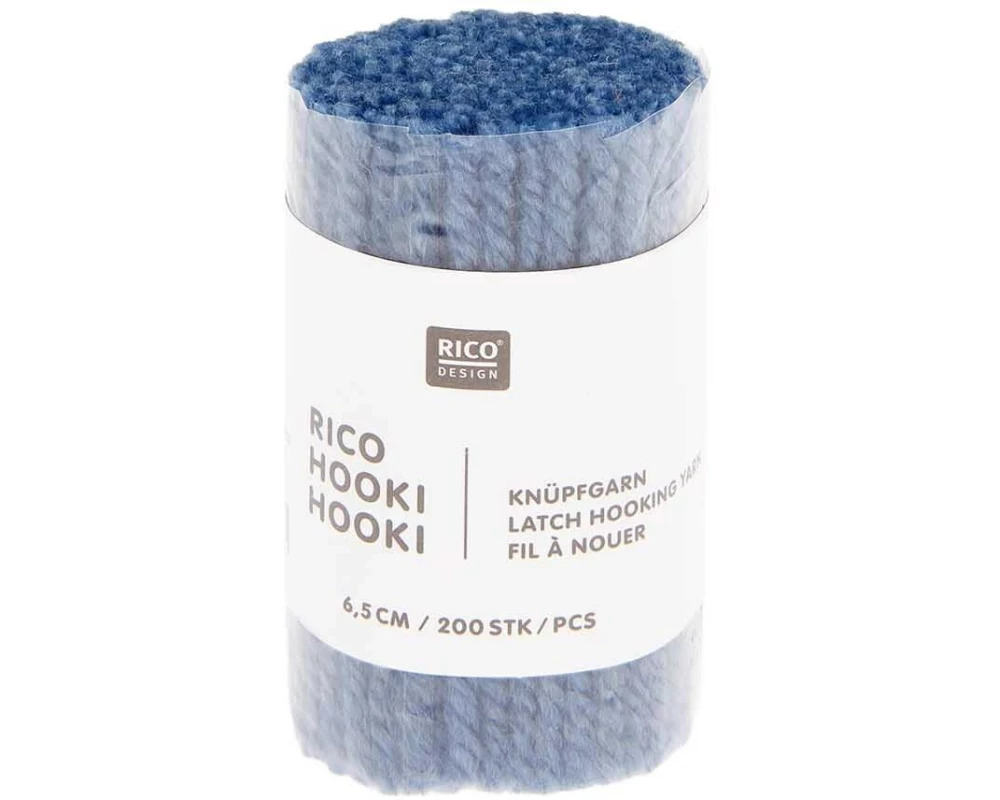 Rico Design Hooki Knüpfgarn Ozeanblau