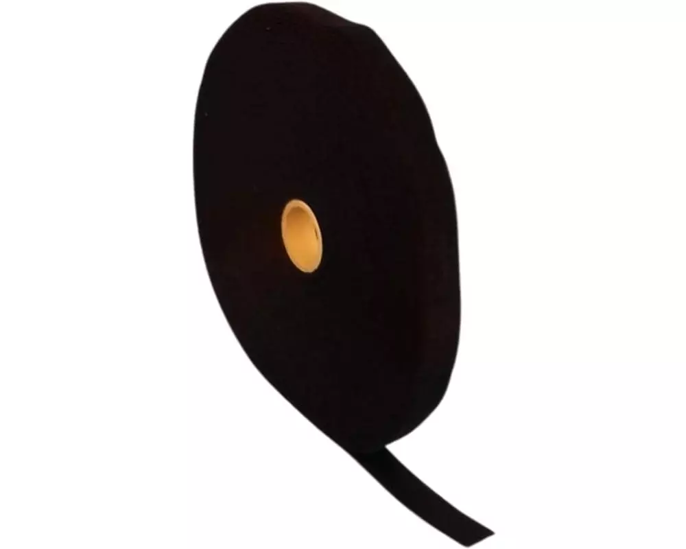 FASTECH Klettband-Rolle ETN Fast-Strap Schwarz 25 mm x 1 m