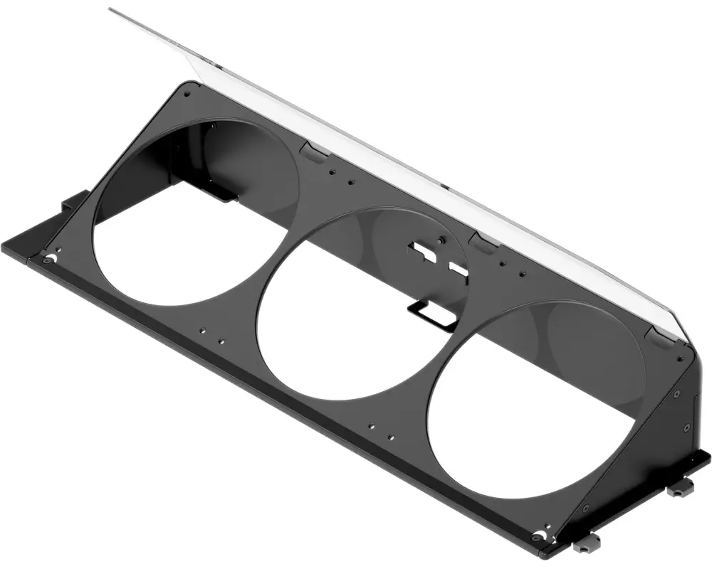 HAVN HS 420 Angled Bottom Fan Bracket Schwarz