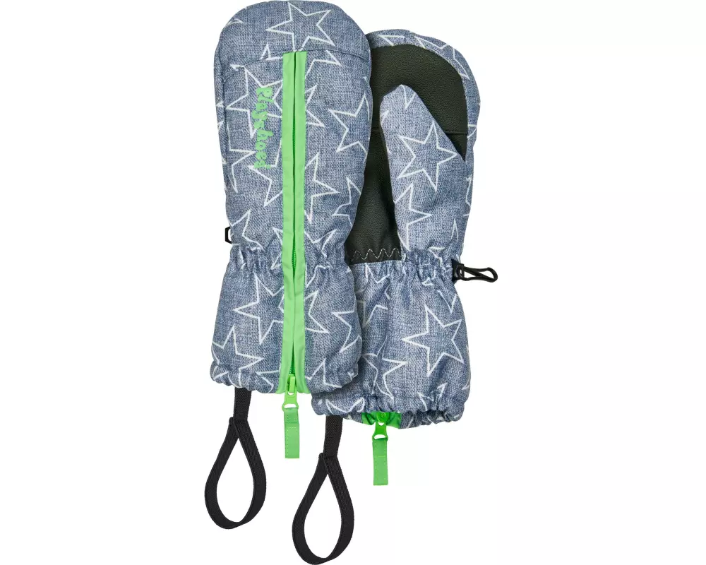 Playshoes Fäustlinge Sterne Jeansblau Gr. 2