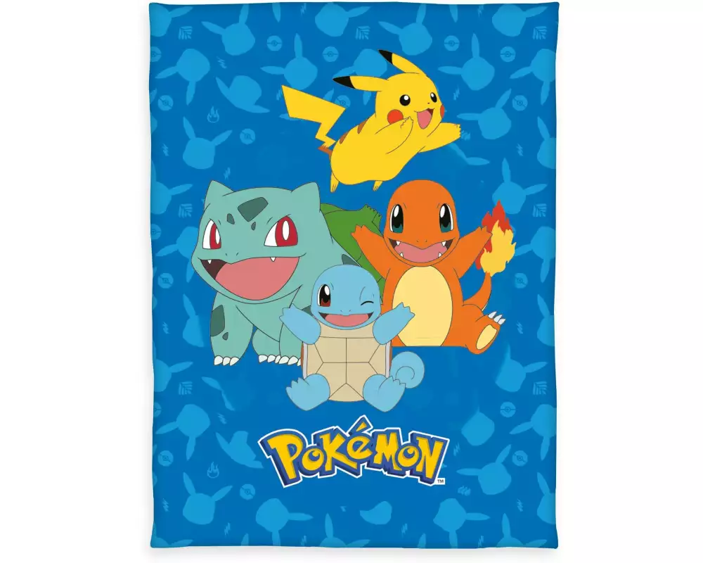 Herding Decke Pokémon 130 x 160 cm, Mehrfarbig
