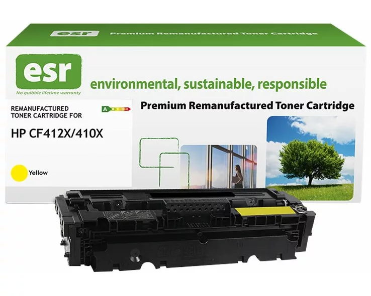 ESR Toner cartridge compatible with HP CF412X yellow High Capacity remanufactured 5.000 pages