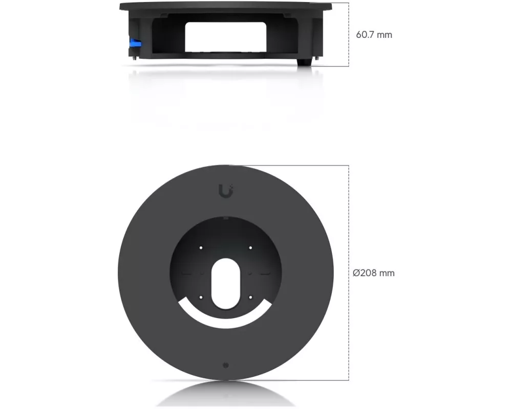 Ubiquiti G6 Dome Camera Flush Mount für G6 Serie Schwarz 1 Stück