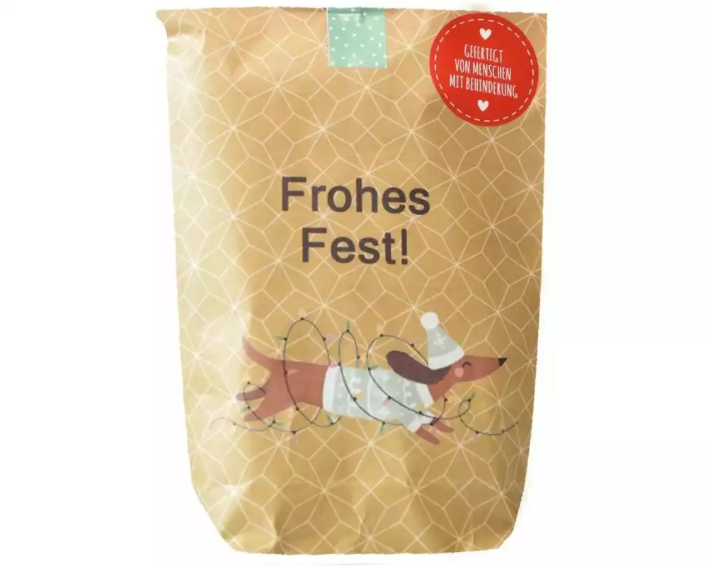 Wunderle Wundertüte Frohes Fest Dackel, diverse Inhalte