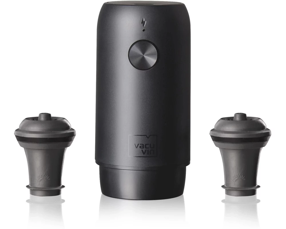 Vacuvin Weinpumpe Elektrische Vakuumpumpe Schwarz