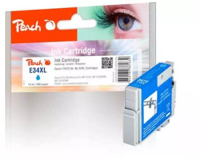 Peach Tinte Epson No. 34XL (T3472) Cyan