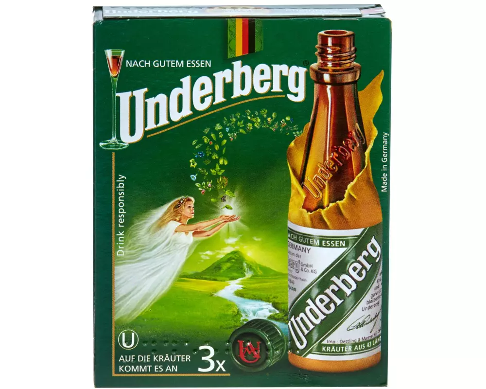 Underberg Original 3 Portionsflaschen à 2 cl