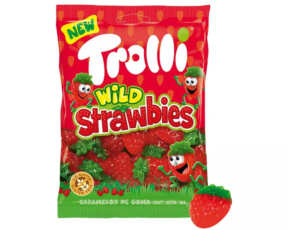 Trolli Gummibonbons Wild Strawbies 100 g