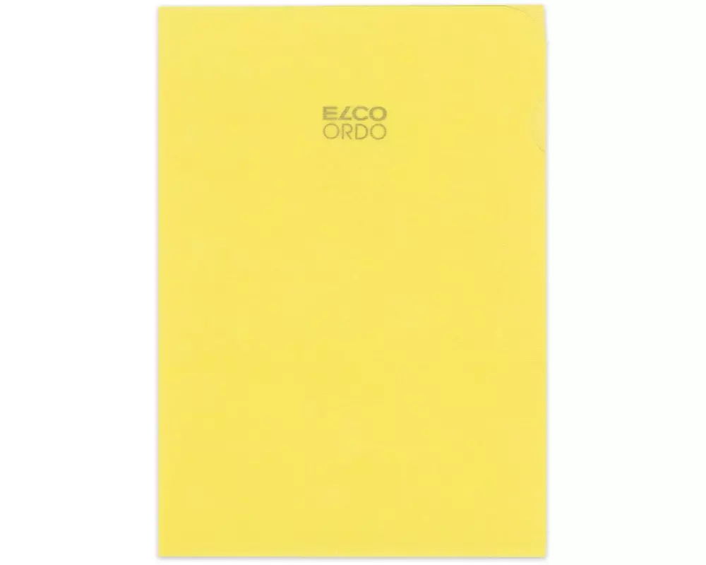 ELCO Sichthülle Ordo Transparent Gelb, 100 Stück