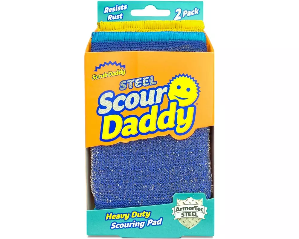 Scrub Daddy Schwamm Scour Daddy Steel 2 Stück