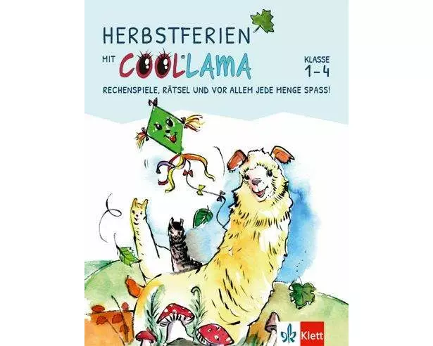 Herbstferien mit Coollama. Rechenspiele, Rätsel und vor allem jede Menge Spaß.Klasse 1-4