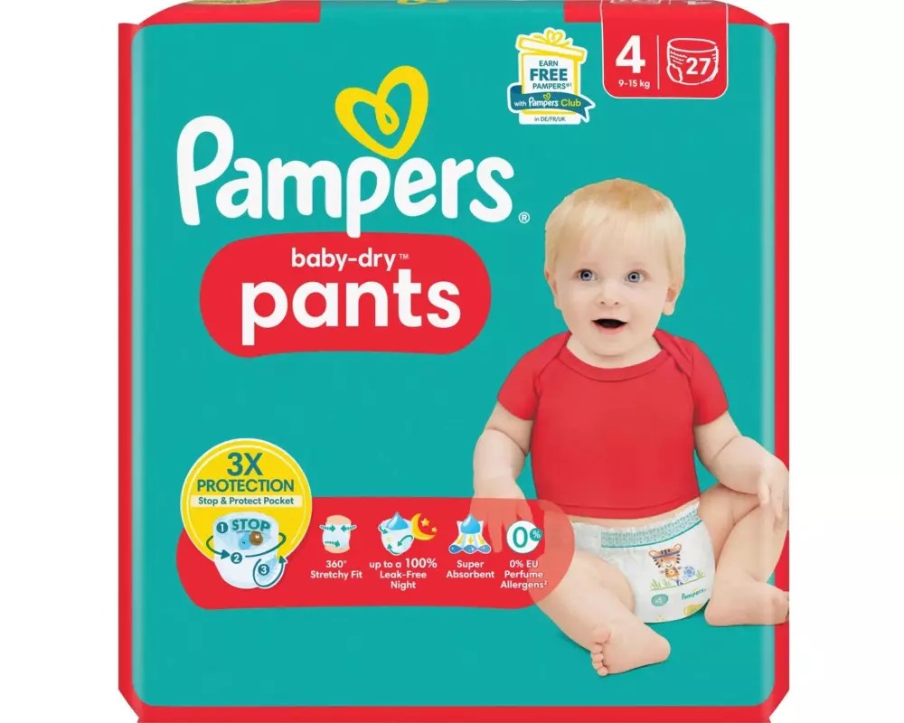 Pampers Windeln Baby Dry Nappy Pants Grösse 4