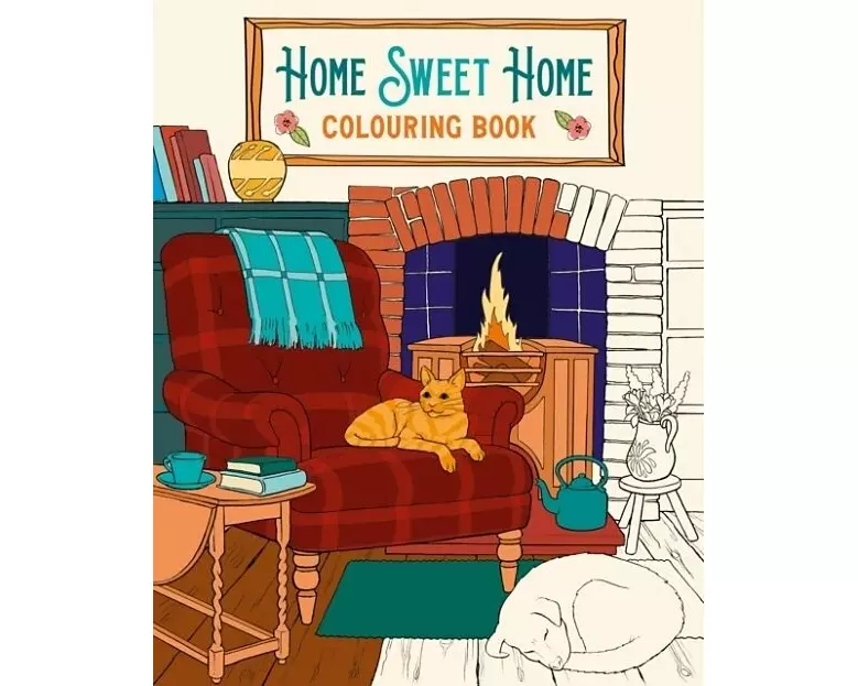 Home Sweet Home Colouring Book