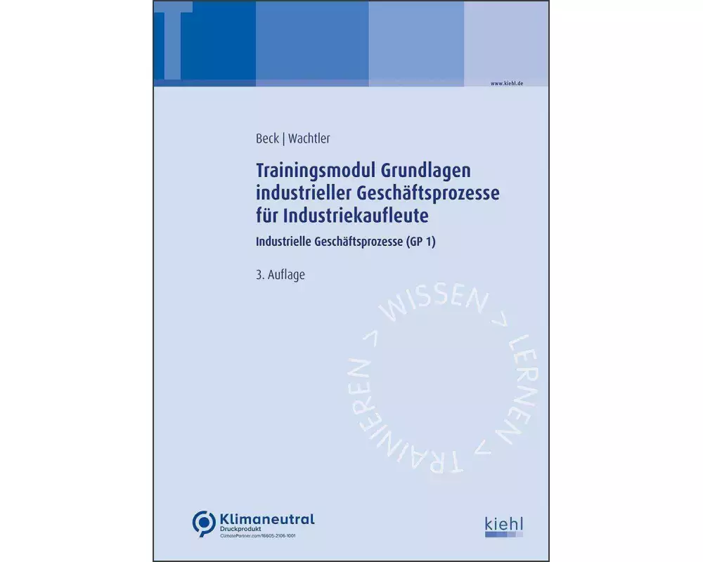Trainingsmodul Grundlagen industrieller Geschäftsprozesse für Industriekaufleute