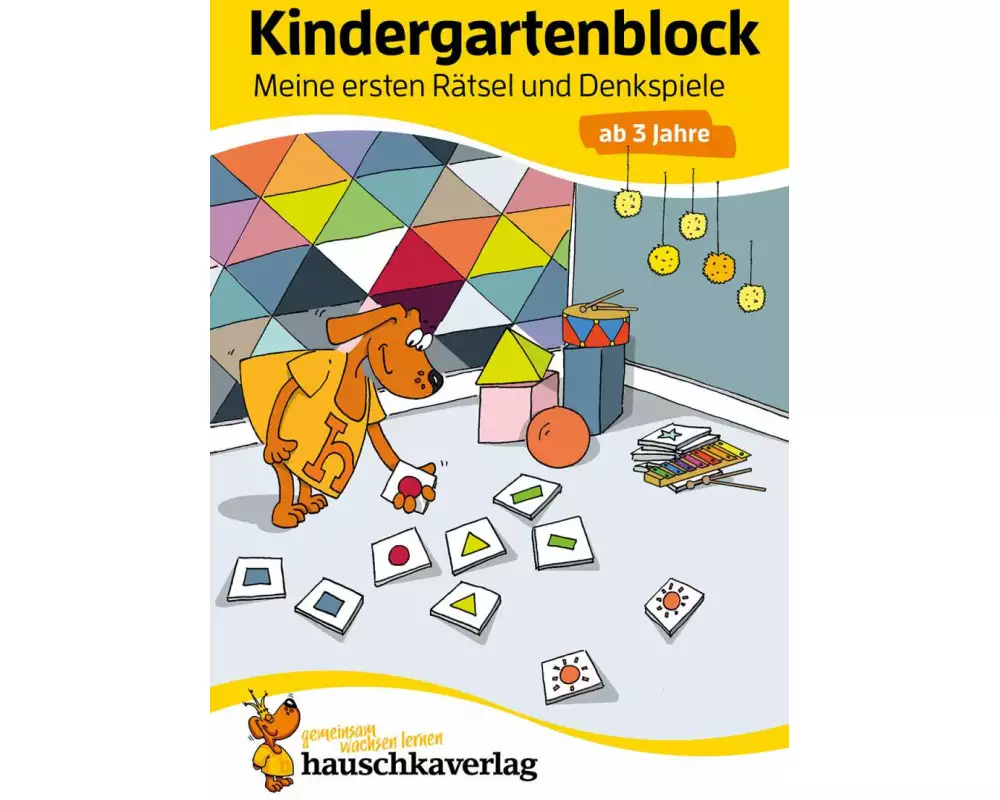 Kindergartenblock ab 3 Jahre - Meine ersten Rätsel und Denkspiele