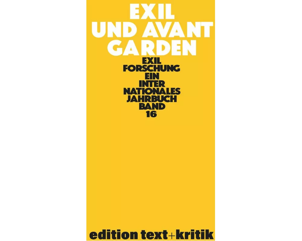 Exil und Avantgarden