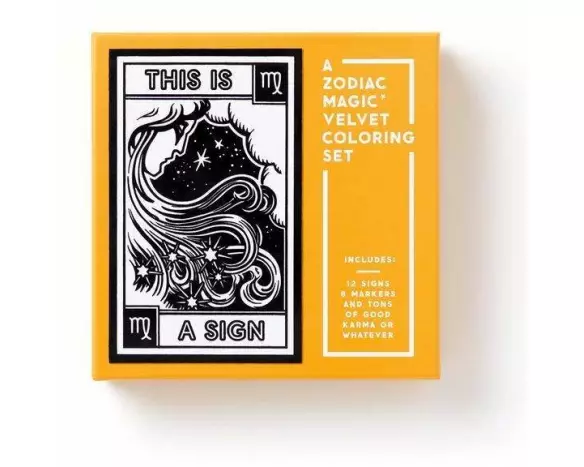 This Is a Sign Magic Velvet Zodiac Coloring Set