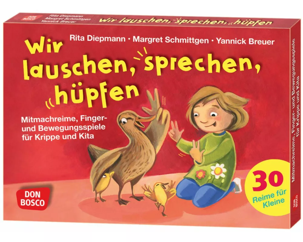 Wir lauschen, sprechen, hüpfen