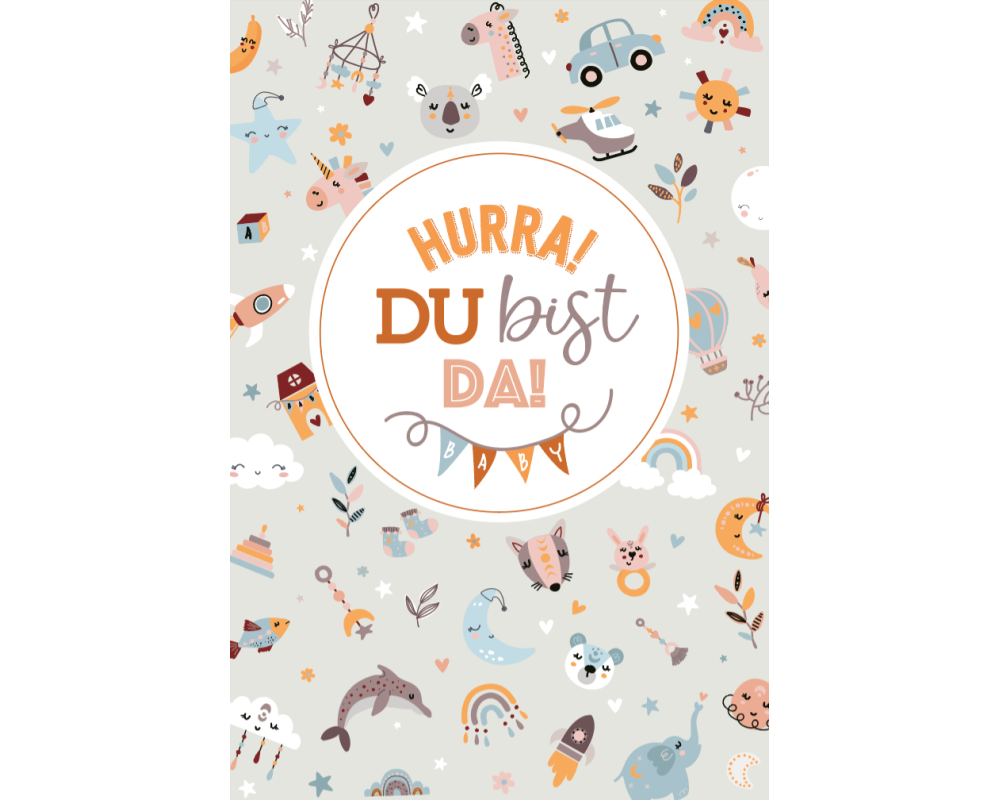 ABC Glückwunschkarte Baby 1120004200 B6