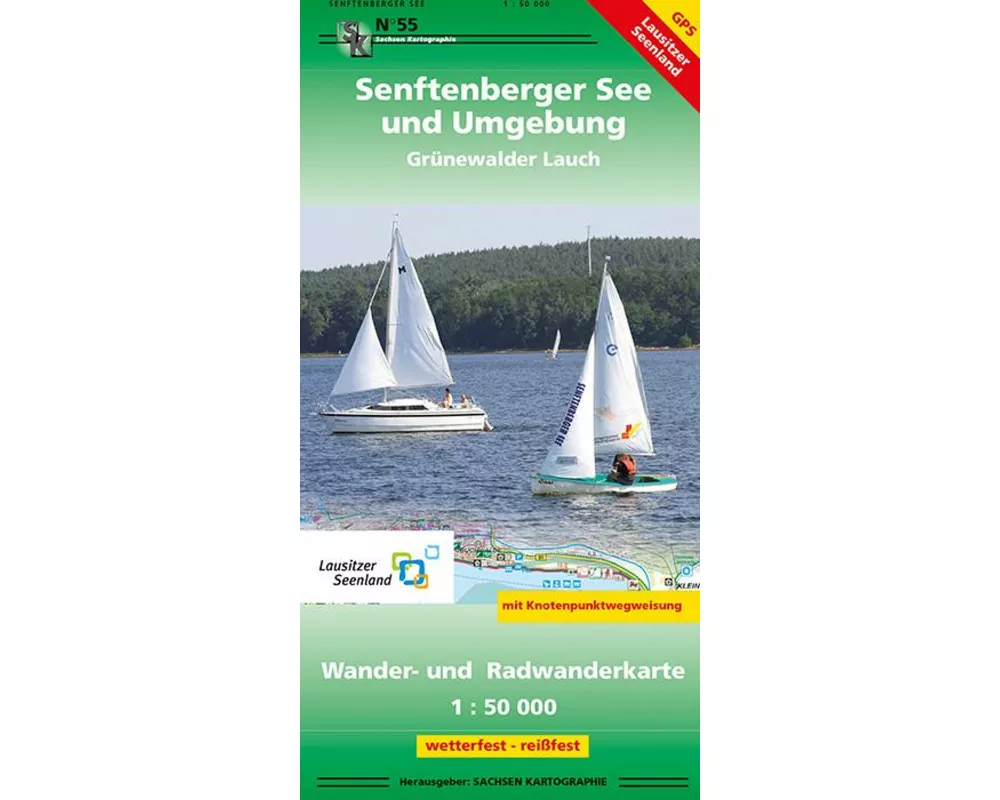 Senftenberger See und Umgebung 1 : 50 000