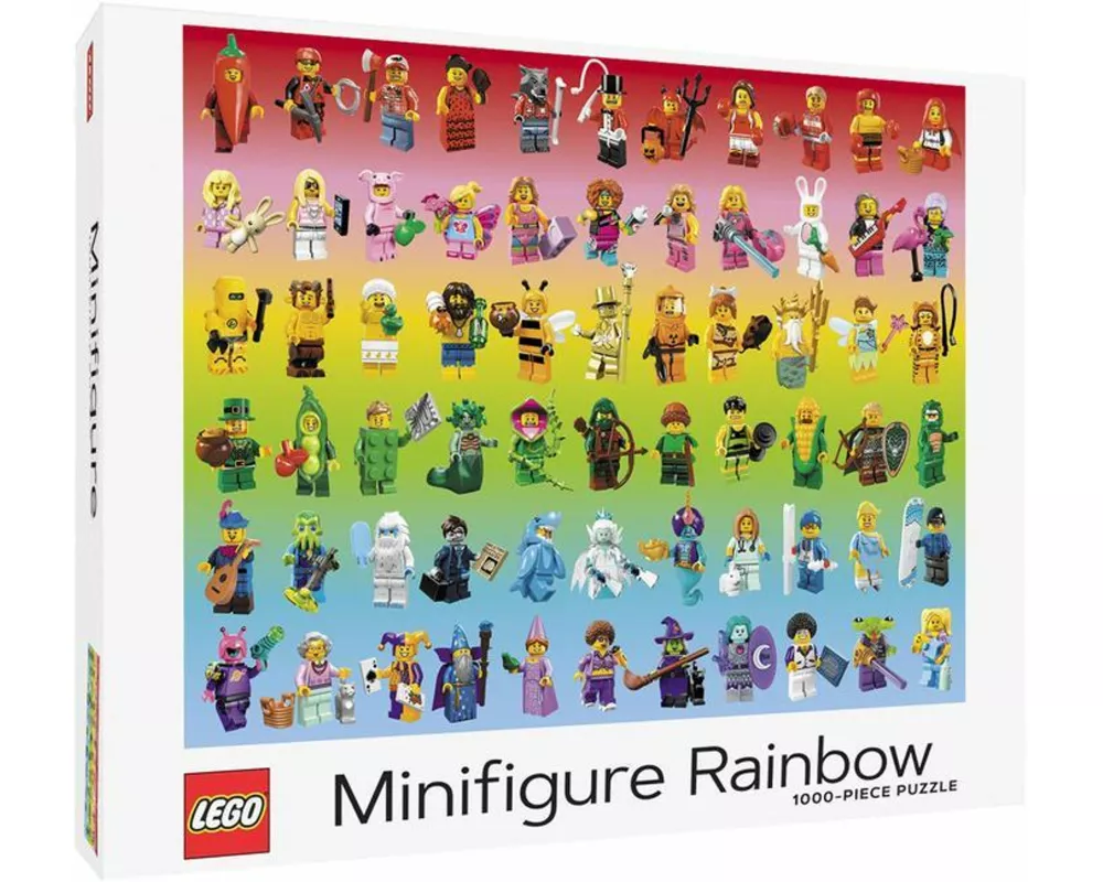 LEGO Minifigure Rainbow 1000-Piece Puzzle