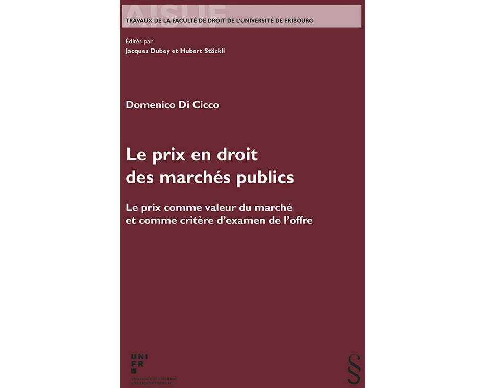 Le prix en droit des marchés publics