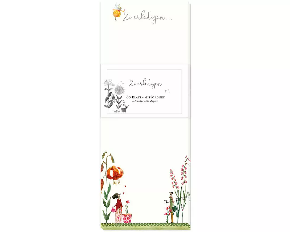 Notizblock. Blumenparadies