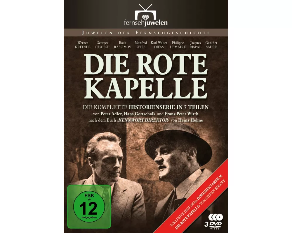 Die rote Kapelle - Der legendäre ARD-Fernsehfilm in 7 Teilen (3 DVDs)