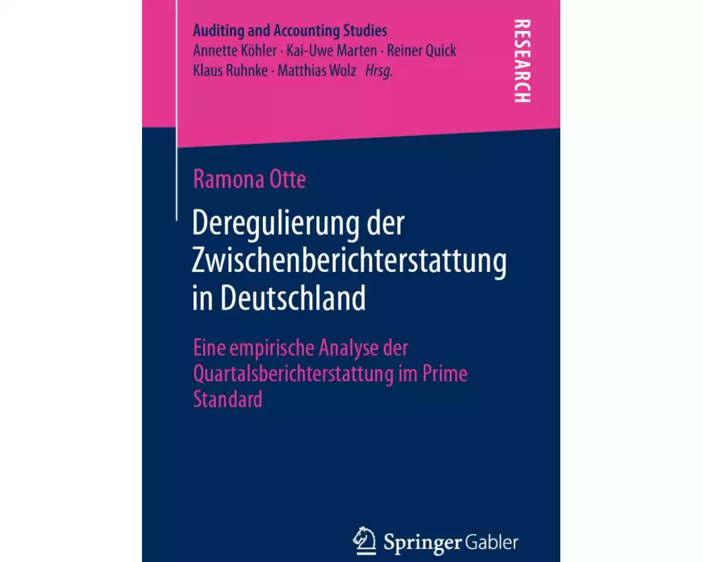 Deregulierung der Zwischenberichterstattung in Deutschland
