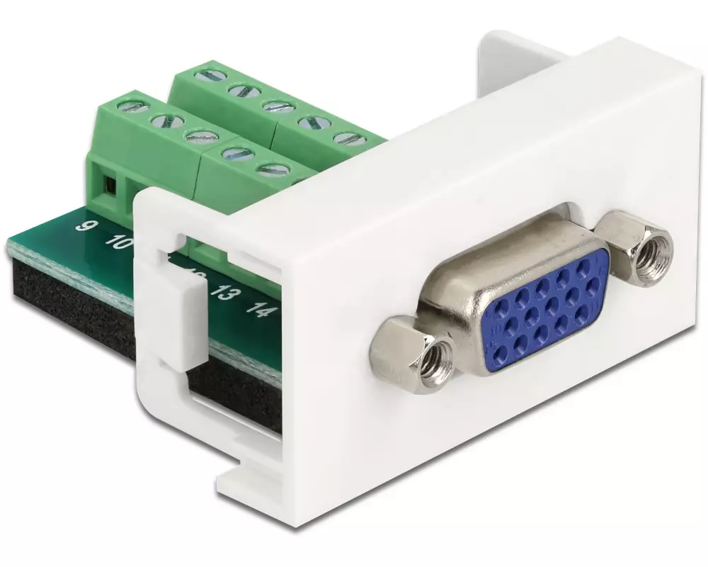 Delock Easy 45 Modul VGA - Terminalblock
