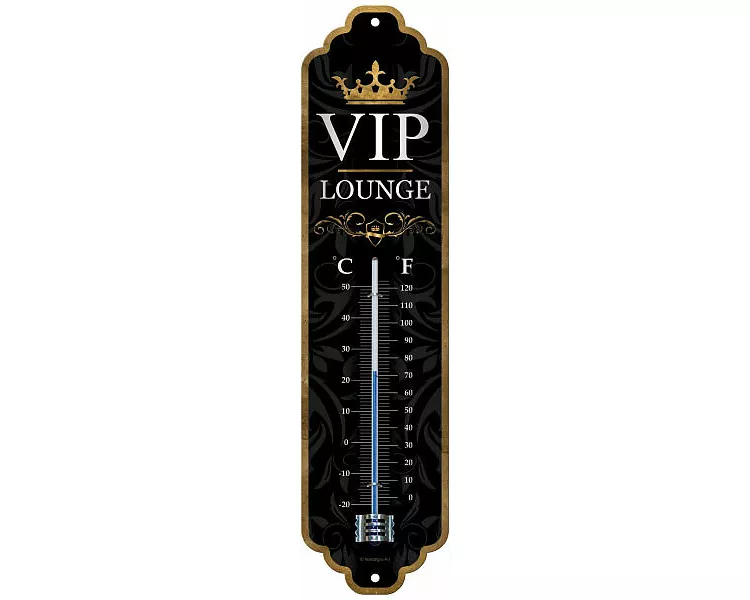 Thermometer. Achtung / VIP Lounge