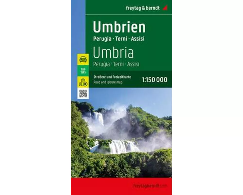 freytag & berndt Straßenkarte Umbrien 1:150.000