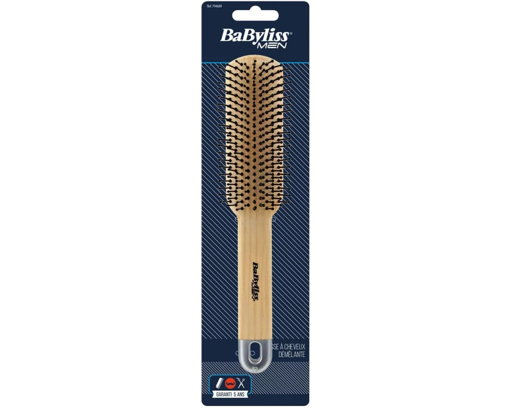 Babyliss Haarbürste Holz Kunststoffbürste Braun
