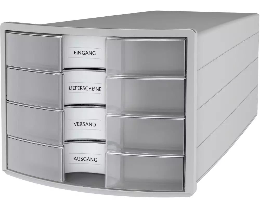 HAN Schubladenbox Impuls A4/C4 Glasklar