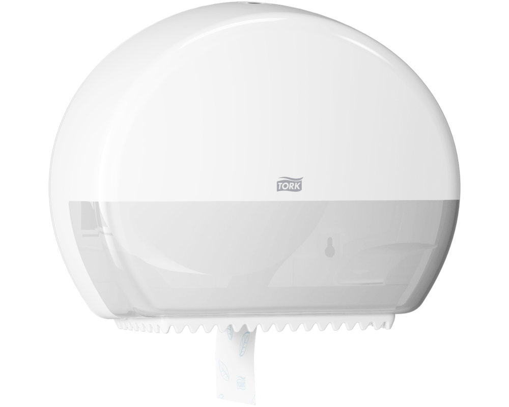 TORK Spender Toilettenpapier T2 555000 Mini Jumbo, weiss