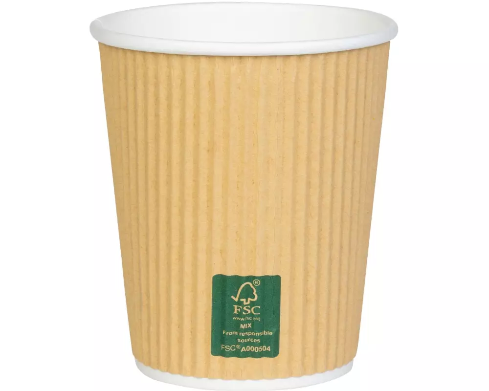 FURBER Einweg-Kaffeebecher 270 ml, 50 Stück