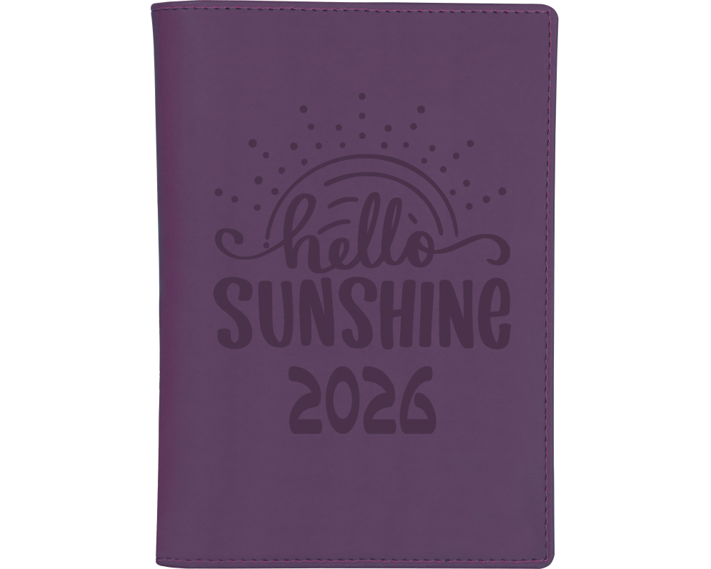 BIELLA Planer Istanbul 2026 855715420026U 1M/2S violett ML 10.6x15.3cm