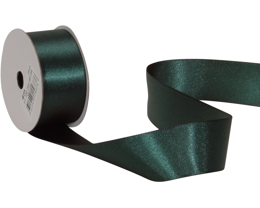 Spyk Satinband 25 mm x 4 m, Dunkelgrün